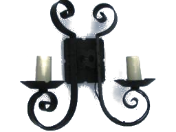 Almeria Double Scroll Sconce