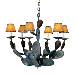 Agave Shaded Chandelier