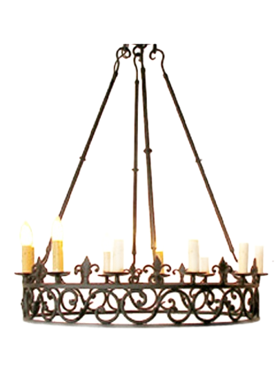 Zaragoza Candle Ring Chandelier