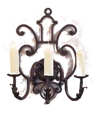 Trinidad Three-Candle Sconce