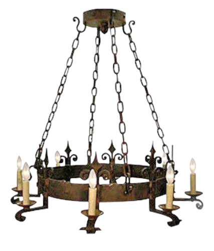 Isabella Fleur-de-Lis Chandelier