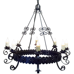 Navarra Scroll Ring Chandelier