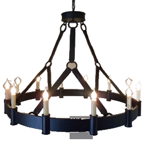 Durango Strap Ring Chandelier - Image 2