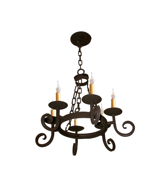 Pueblo Three-Arm Chandelier