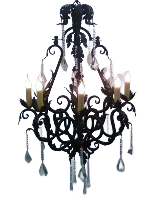 Barcelona Crystal-Drop Chandelier