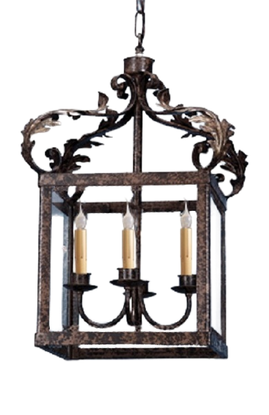 Laurel Crown Lantern Pendant