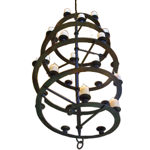 Espiral Candle Chandelier