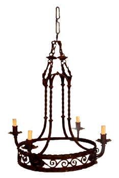 Coronado Twisted Crown Chandelier