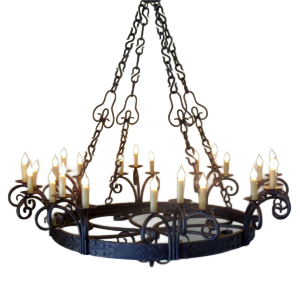 Navarra Scroll Ring Chandelier