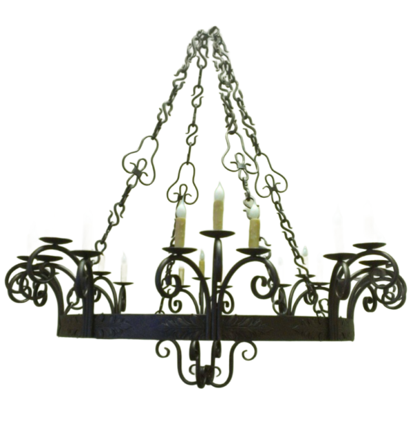 Cadiz Linear Scroll Chandelier