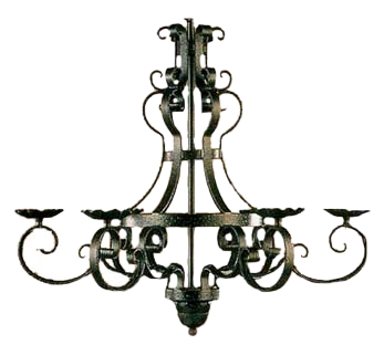 Cordoba Scroll Basket Chandelier