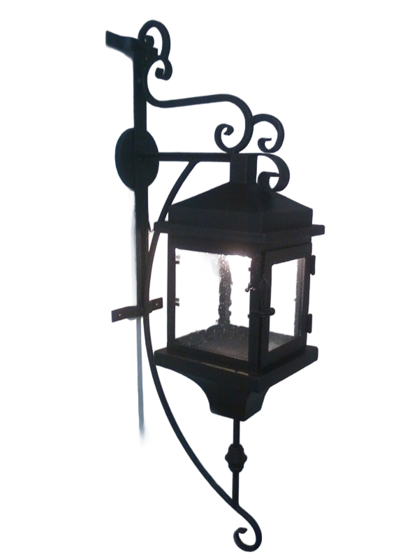 Santa Fe Scroll-Arm Lantern