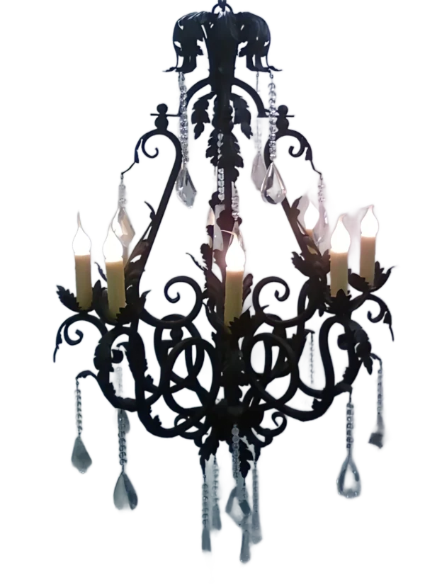 Barcelona Crystal-Drop Chandelier