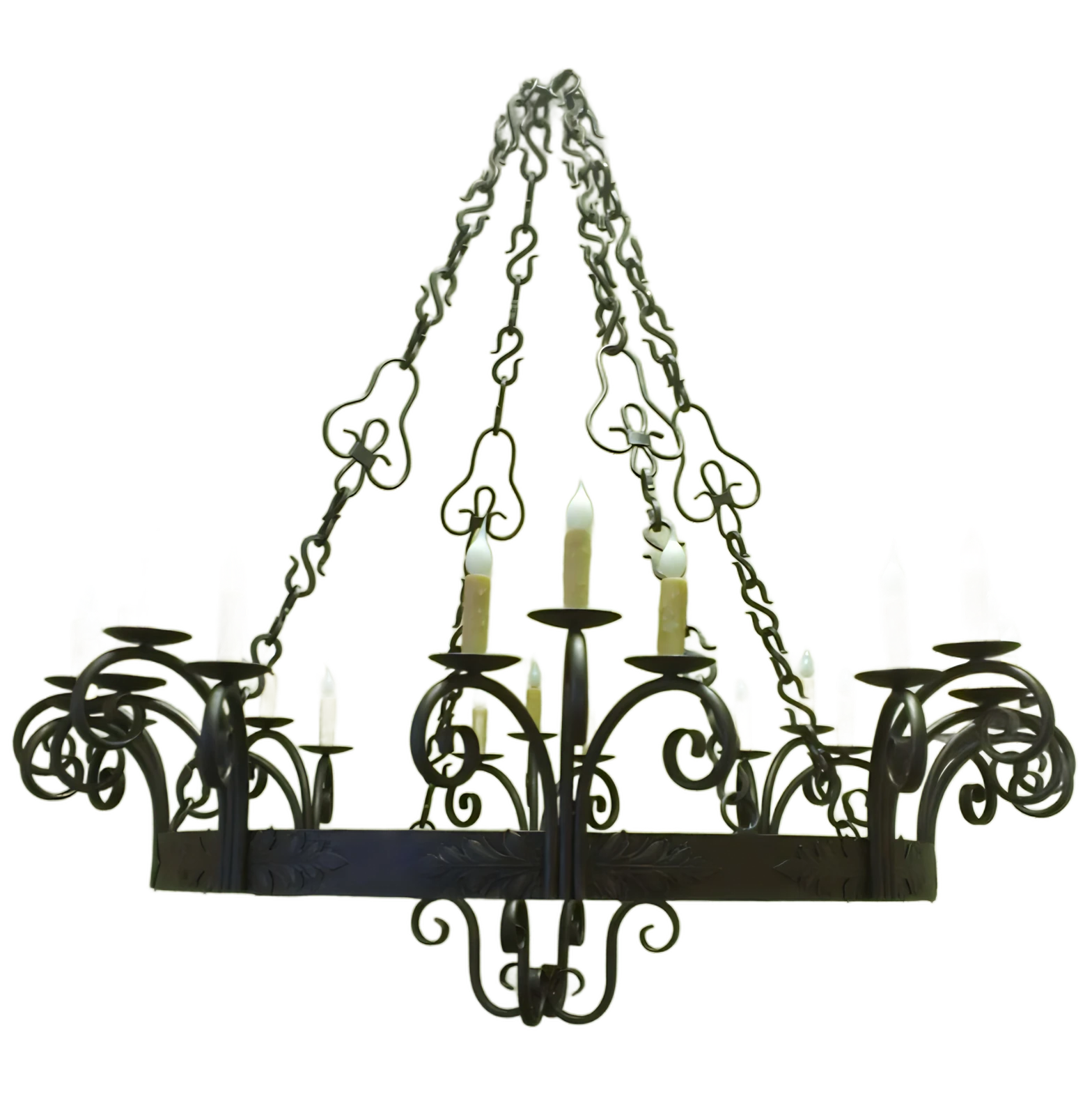 Cadiz Linear Scroll Chandelier